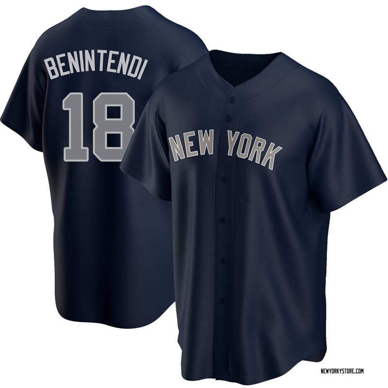 Andrew Benintendi New York Yankees Alternate Navy Baseball Player Jers —  Ecustomily