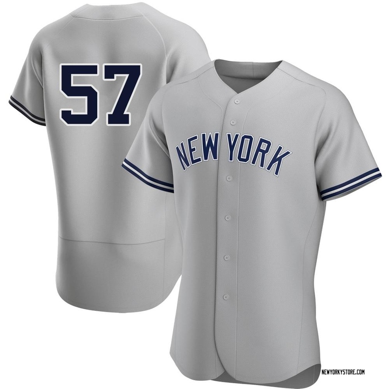 Men's New York Yankees Babe Ruth Nike Gray Road Cooperstown Collection  Player Jersey