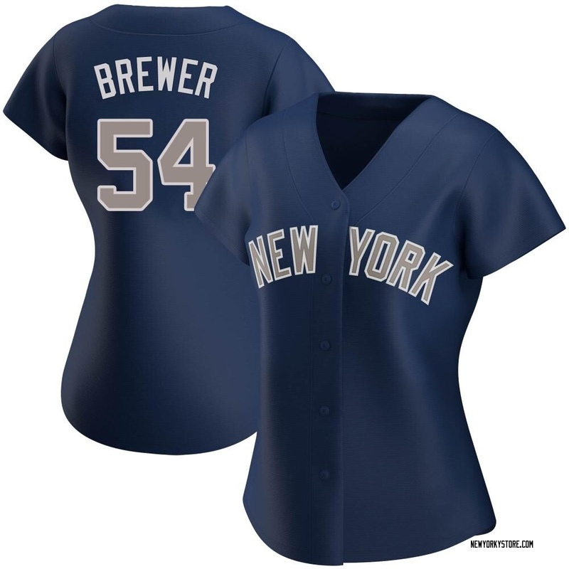 Colten Brewer Men's New York Yankees Road Cooperstown Collection