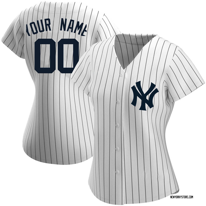 NY Yankees Replica Personalized Road Jersey