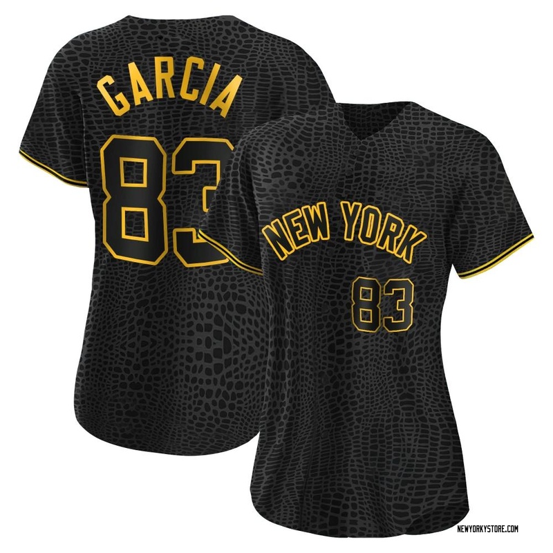 Deivi Garcia Youth New York Yankees Alternate Jersey - Navy Replica