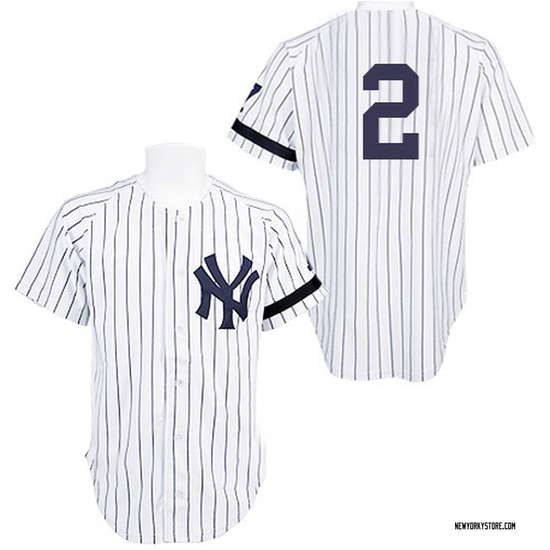 Derek Jeter Men's New York Yankees Practice Throwback Jersey - White  Authentic