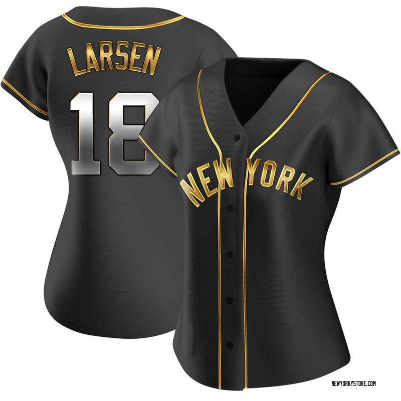 Don Larsen Jersey - 1956 New York Yankees Cooperstown Home Throwback Jersey