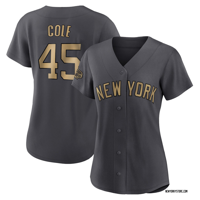 New York Yankees Gerrit Cole 45 2022-23 All-Star Game AL Charcoal