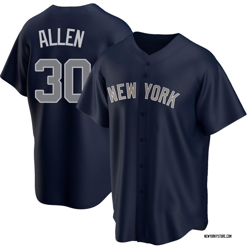 2021 New York Yankees Greg Allen #22 Game Used Grey Jersey 16th