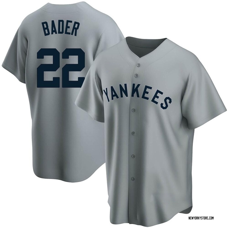Harrison Bader New York Yankees Road Gray Baseball Player Jersey —  Ecustomily