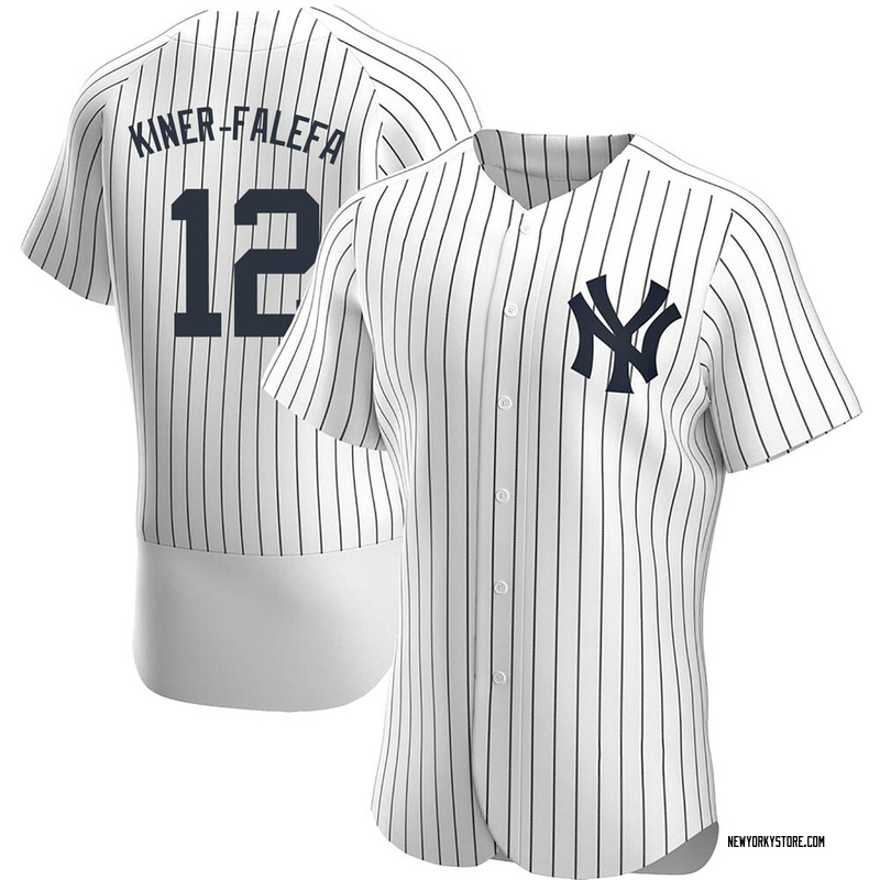 Isiah Kiner-Falefa Men's New York Yankees Home Jersey - White Authentic
