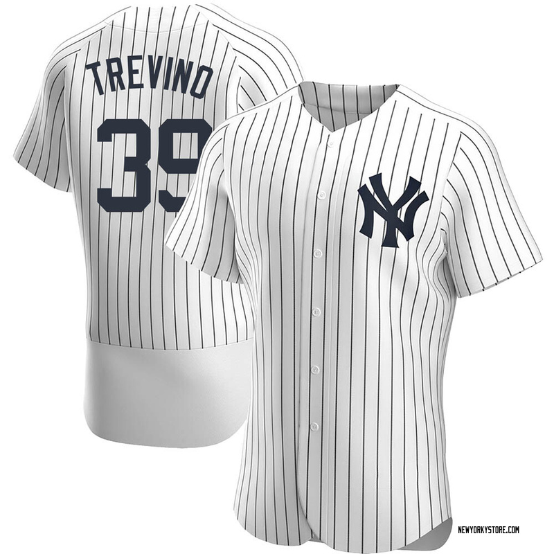 Jose Trevino Men's New York Yankees Home Jersey - White Authentic