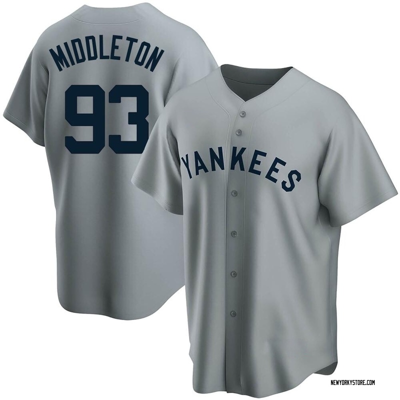 Men's New York Yankees Aaron Judge Nike Gray 2021 Field of Dreams Replica  Player Jersey