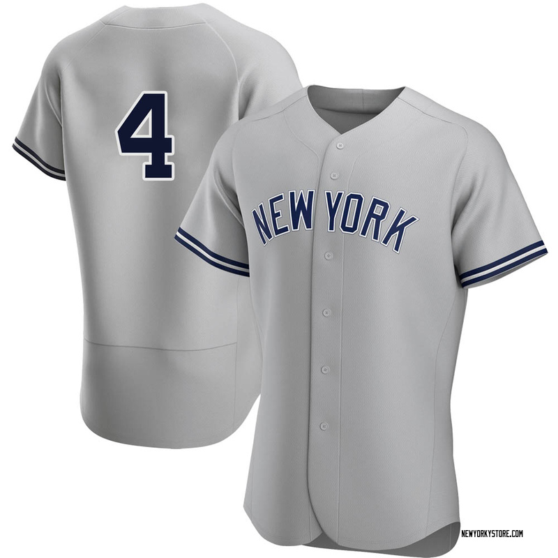 Lou Gehrig Men's New York Yankees Road Jersey - Gray Authentic