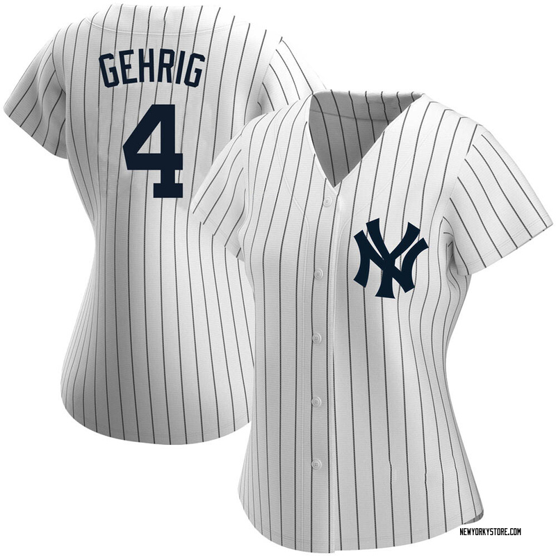 Lou Gehrig Women's New York Yankees Road Name Jersey - Gray Authentic