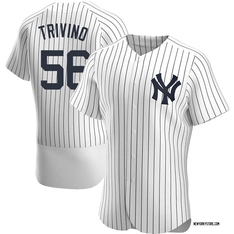 Lou Trivino New York Yankees Home White Baseball Player Jersey — Ecustomily