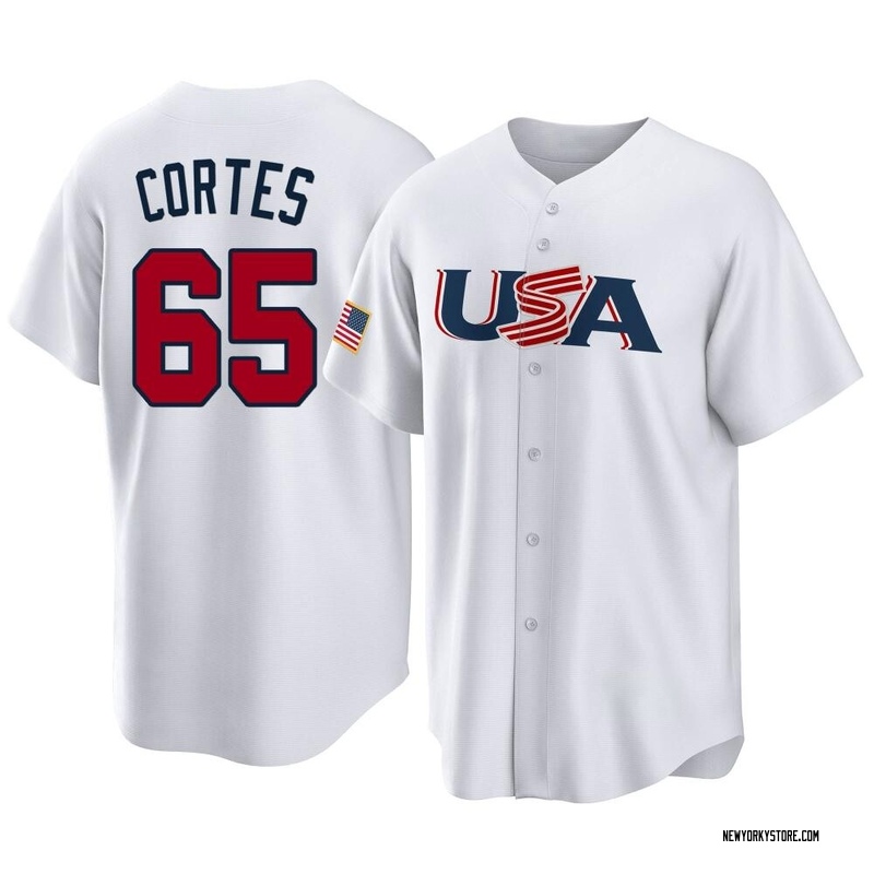 Nestor Cortes Youth New York Yankees Road Name Jersey - Gray Replica