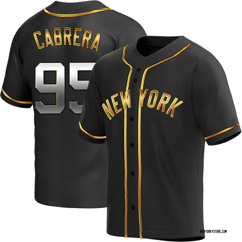 Oswaldo Cabrera Youth New York Yankees Alternate Jersey - Black