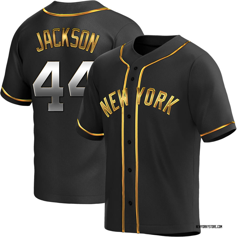 Reggie Jackson Youth New York Yankees Alternate Jersey - Black Golden  Replica