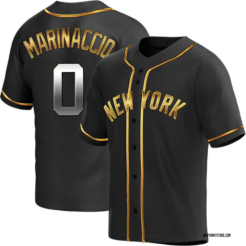 Ron Marinaccio Men's New York Yankees Alternate Jersey - Navy Replica