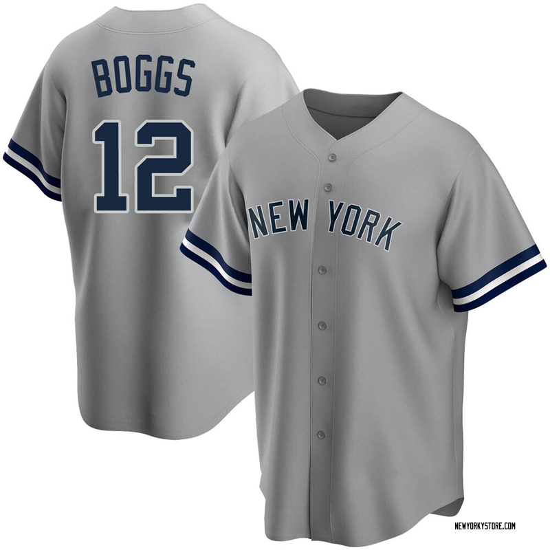 Wade Boggs 1995 New York Yankees Cooperstown Men's Grey Road Jersey
