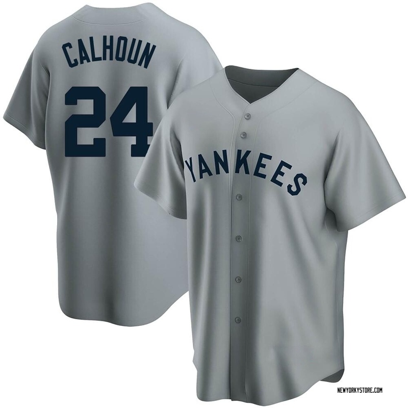 Willie Calhoun New York Yankees Youth Navy Backer Long Sleeve T-Shirt 